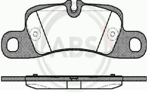 Original brake pad set - brake,