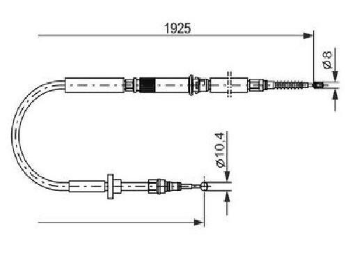 Original bosch cable pull - original,